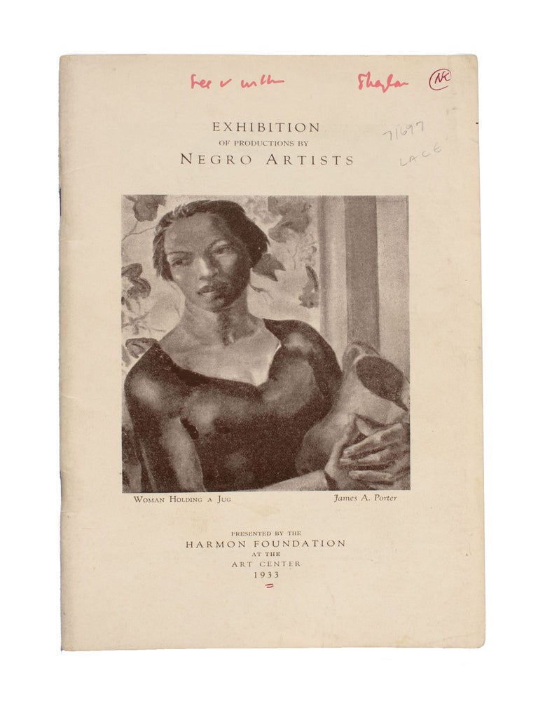 [Four Harmon Foundation catalogues of African American artists, including the groundbreaking 1928 first exhibition]