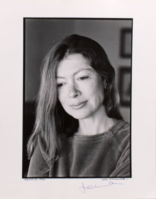 Item #353189 Joan Didion at Home in Malibu. Joan Didion, Jill Krementz
