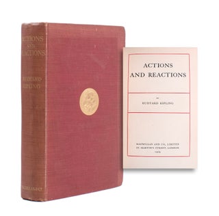 Item #353262 Actions and Reactions. Rudyard Kipling