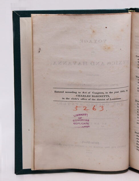 A Voyage to Mexico and Havanna; including some general observations on the United States. By an... (3/3)