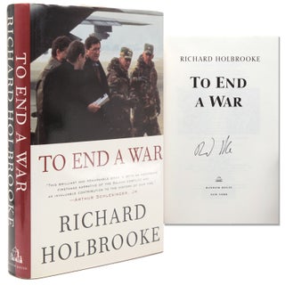 Item #353559 To End a War. Richard Holbrooke