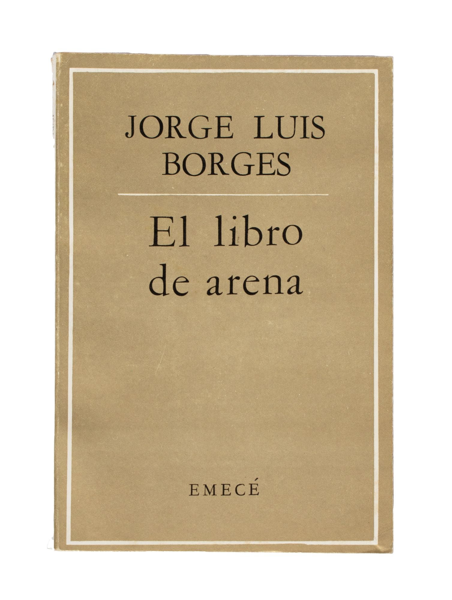 El Libro De Arena Jorge Luis Borges First Edition Second Printing April 1975