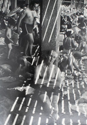 Item #353785 Coney Island Beach People. Untitled [Man Asleep Under the Boardwalk]. Harry Lapow