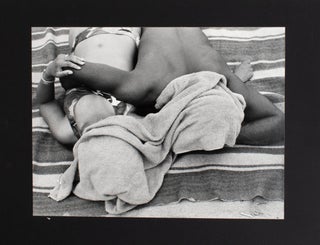 Item #353787 Coney Island Beach People. Untitled [Couple Under a Towel]. Harry Lapow