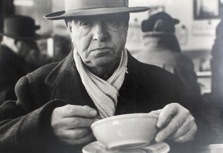 Item #353790 Untitled [Italy, Italian Man with Coffee]. Harry Lapow