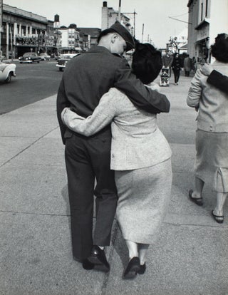 Item #353793 Untitled [Soldier and Girlfriend Kissing]. Harry Lapow