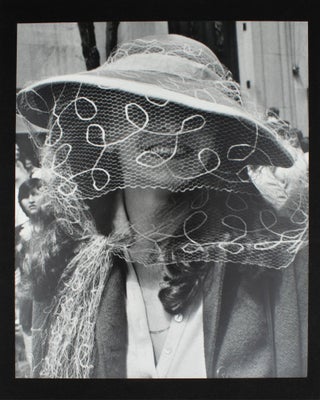 Item #353837 Untitled [Easter Parade, Woman with Lace Hat]. Harry Lapow
