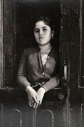 Item #353841 Untitled [Young Woman Standing in Doorway, Sicily]. Harry Lapow