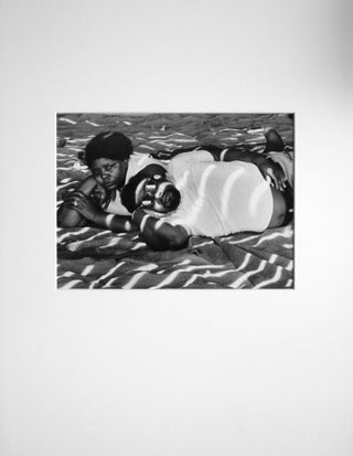 Item #353894 Coney Island Beach People. Untitled [Couple Lying Down Under the Boardwalk]. Harry...