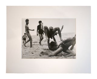 Item #353930 Coney Island Beach People. Untitled [Boys Playing in Sand]. Harry Lapow