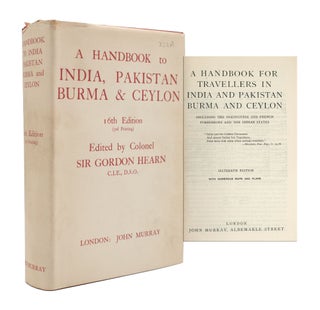 Item #353933 A Handbook for Travellers in India and Pakistan, Burma and Ceylon including the...
