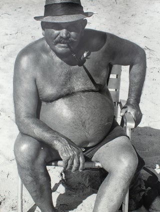 Item #353945 Coney Island Beach People. Untitled [Man with Pipe]. Harry Lapow