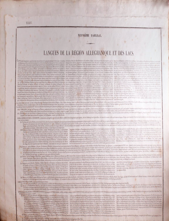Atlas Ethnographique du Globe, ou Classification des Peuples Anciens et Modernes d'apres leur langues