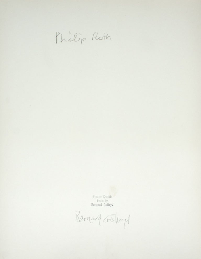 Photographic Portrait of Philip Roth