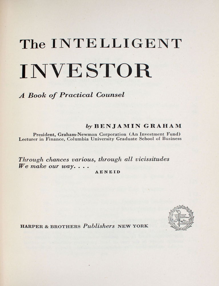 The Intelligent Investor. A Book of Practical Counsel (2/2)