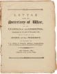 Item #354272 LETTER FROM THE SECRETARY OF WAR, TO THE CHAIRMAN OF THE COMMITTEE, APPOINTED ON THE 9th OF DECEMBER LAST, ON SO MUCH OF THE SPEECH OF THE PRESIDENT, AS RELATES TO "A SYSTEM OF NATIONAL DEFENCE, COMMENSURATE WITH OUR RESOURCES, AND THE SITUATION OF OUR COUNTRY.". James McHenry.