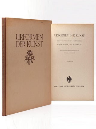Item #35687 Urformen der Kunst. Photographische Pflanzenbilder...Herausegeben mit Einleitung von...