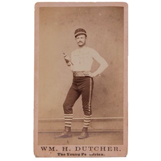 Item #364984 Wm. H. Dutcher. The Young Pedestrian [carte-de-visite full length standing portrait...