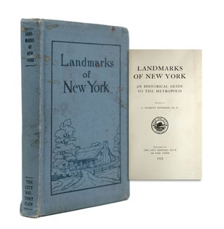 Item #364993 Landmarks of New York. H. P. Lovecraft, A. Everitt Peterson