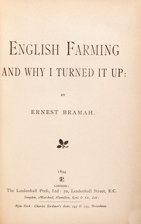 English Farming and Why I Turned it up