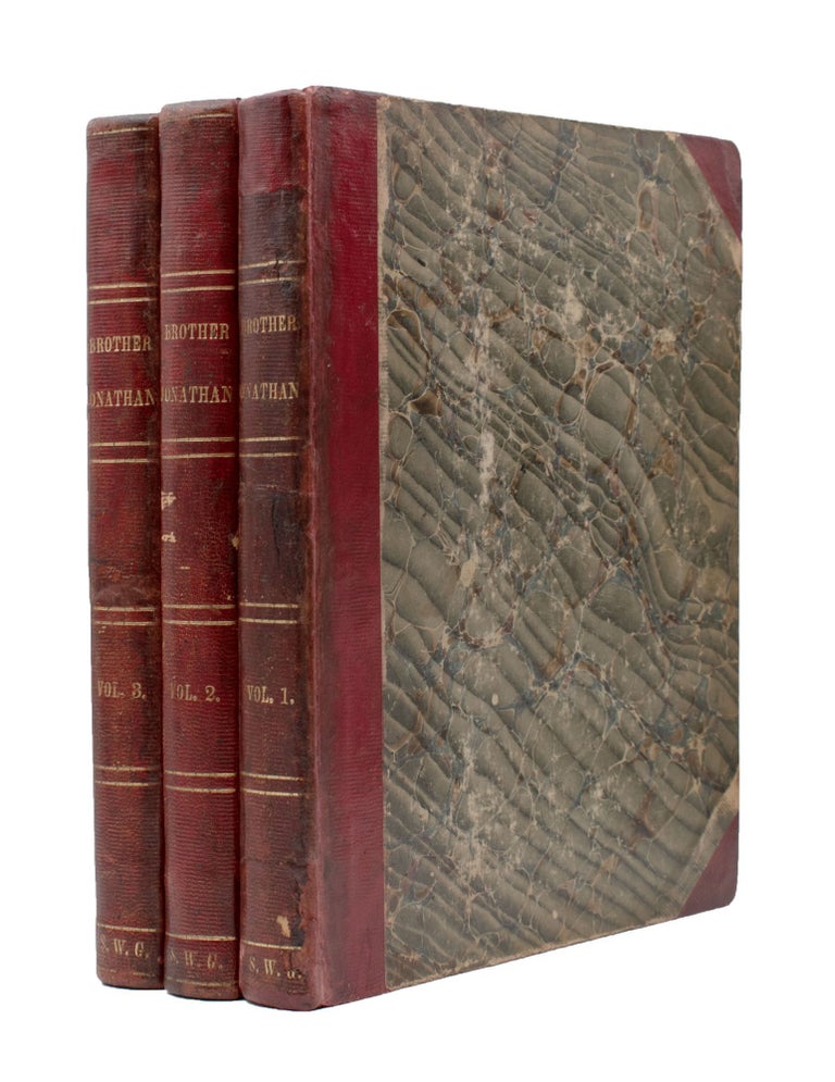 Two First Printings of Whitman IN Brother Jonathan, Vols. I-III, January-December, 1842
