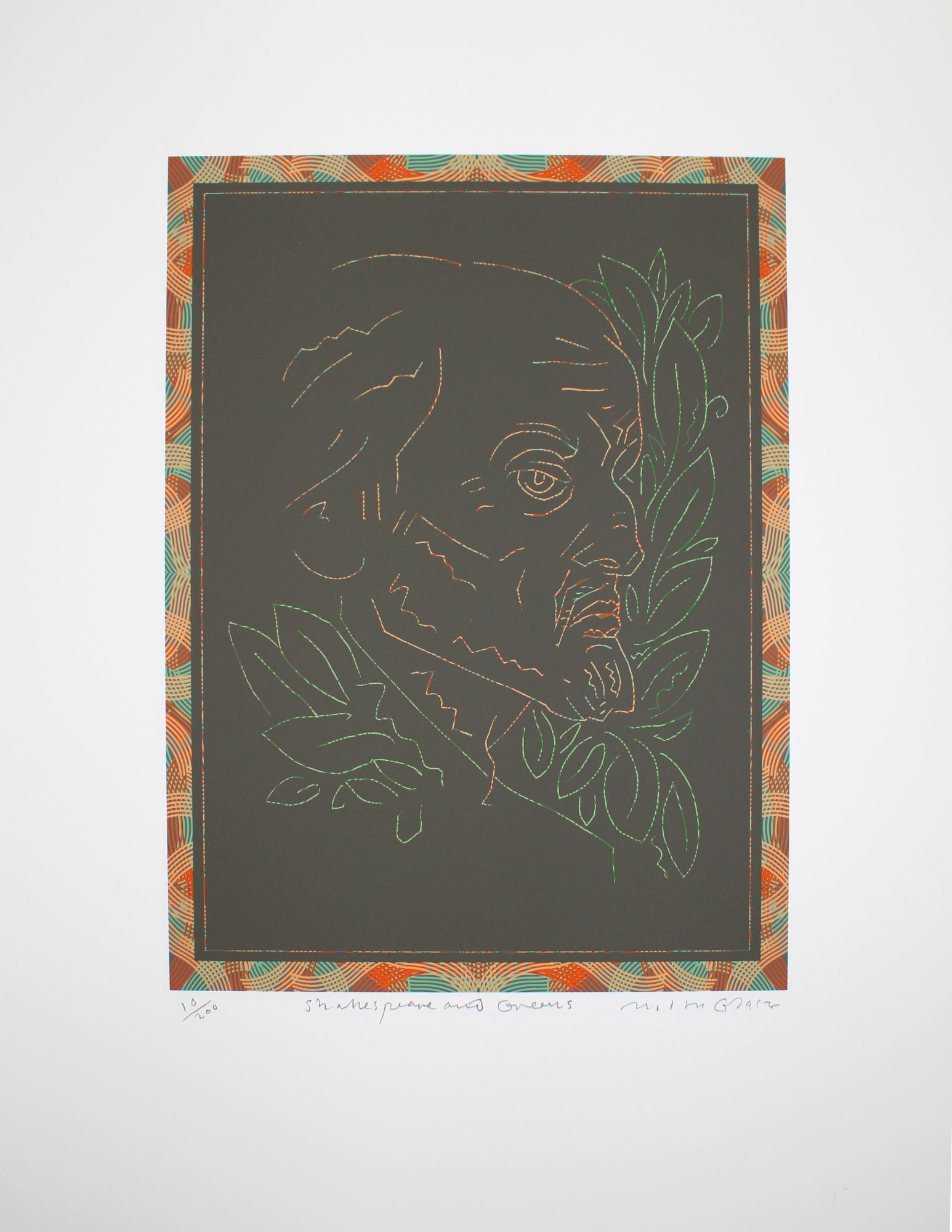 His Pattern Shakespeare and His Patterns - Milton Glaser - One of 200