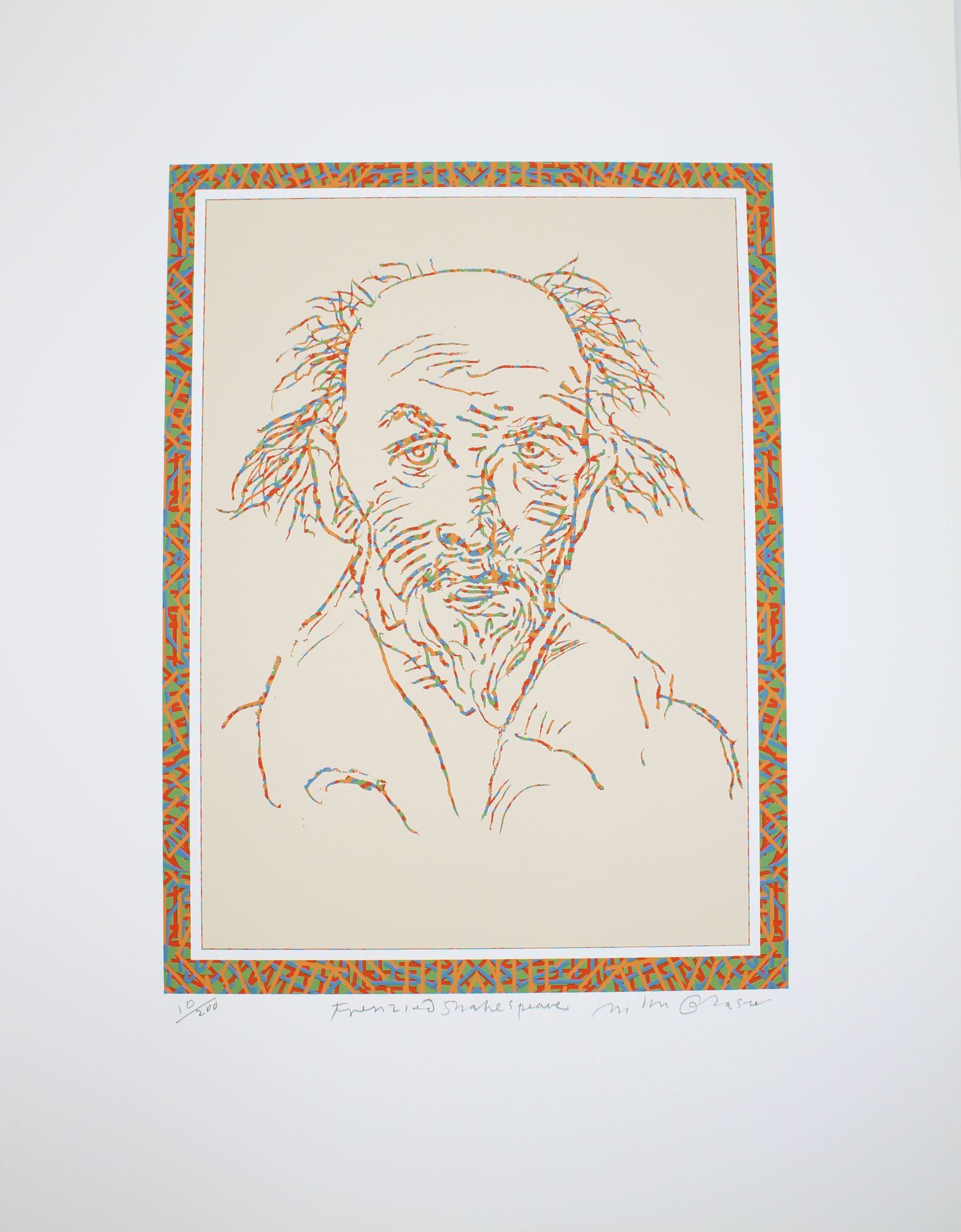 Shakespeare Background Pattern Shakespeare and His Patterns - Milton Glaser - One of 200