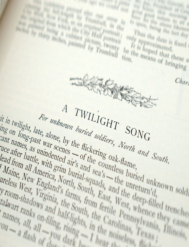"A Twilight Song for Unknown Buried Soldiers, North and South" IN The Century Illustrated Monthly Magazine, Vol. XL, No. 1