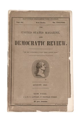 Item #365149 "Death in the School-Room [a Fact]" IN The United States Magazine and Democratic...