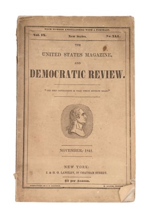 Item #365150 "Wild Frank's Return" IN TThe United States Magazine and Democratic Review Vol. IX,...
