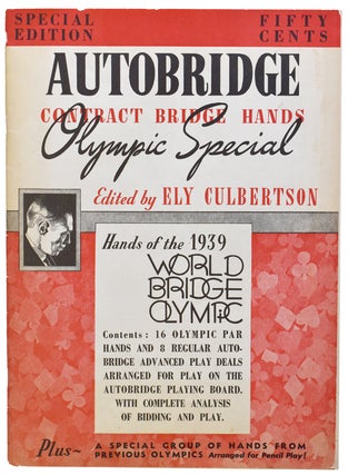Item #365201 Autobridge. Contract Bridge Hands Olympic Special. Ely Culbertson