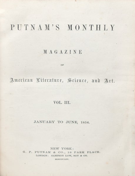 The Encantadas, or Enchanted Isles, [in:] Putnam's Monthly Magazine of American Literature,... (3/3)