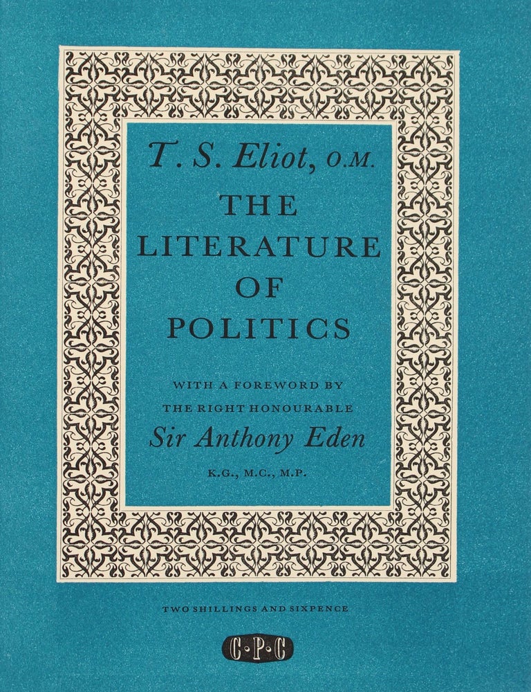 The Elder Statesman. A play