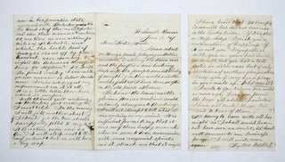 Item #365550 Autograph letter signed, to his sister Phebe, with a detailed account of travels...