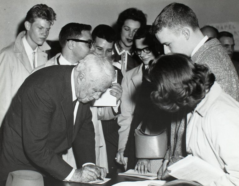 Collection of Photographs and Ephemera Related to Robert Frost Receiving an Honorary Degree from Syracuse University