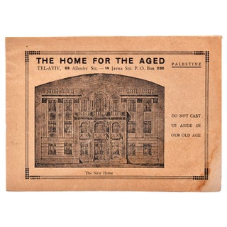 Item #365663 The Home for the Aged