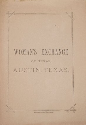 Item #365755 Woman's Exchange of Texas, Austin, Texas. Texas, TEXAS