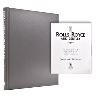 Item #365782 Rolls-Royce and Bentley All Models from 1904 Development History Production Data...