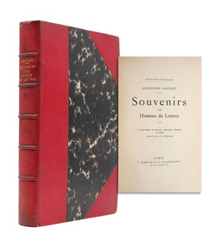 Item #366101 Souvenirs d'un Homme de Lettres. Alphonse Daudet