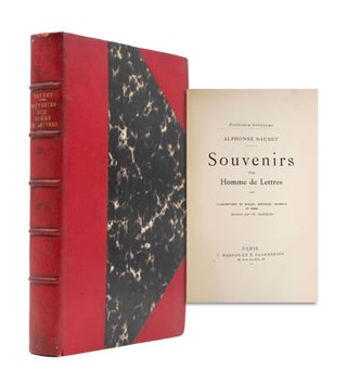 Item #366101 Souvenirs d'un Homme de Lettres. Alphonse Daudet