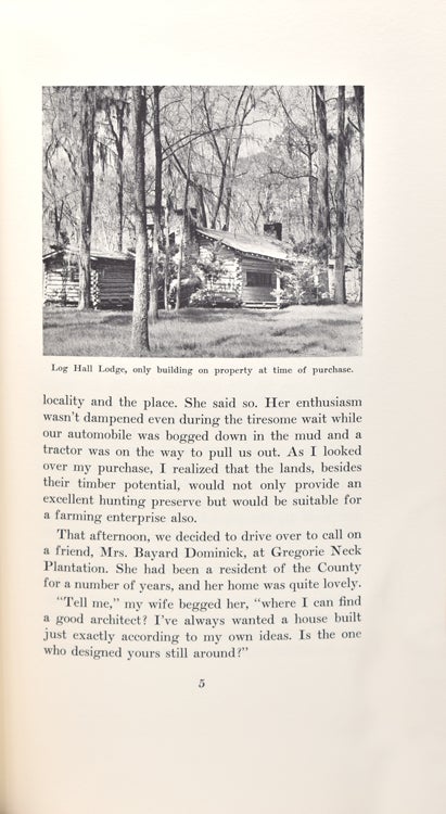 Turkey Hill Plantation. [Foreword by Grace Fox Perry]