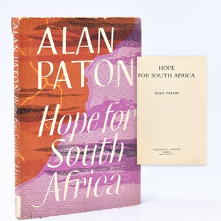 Item #366168 Hope for South Africa. Alan Paton