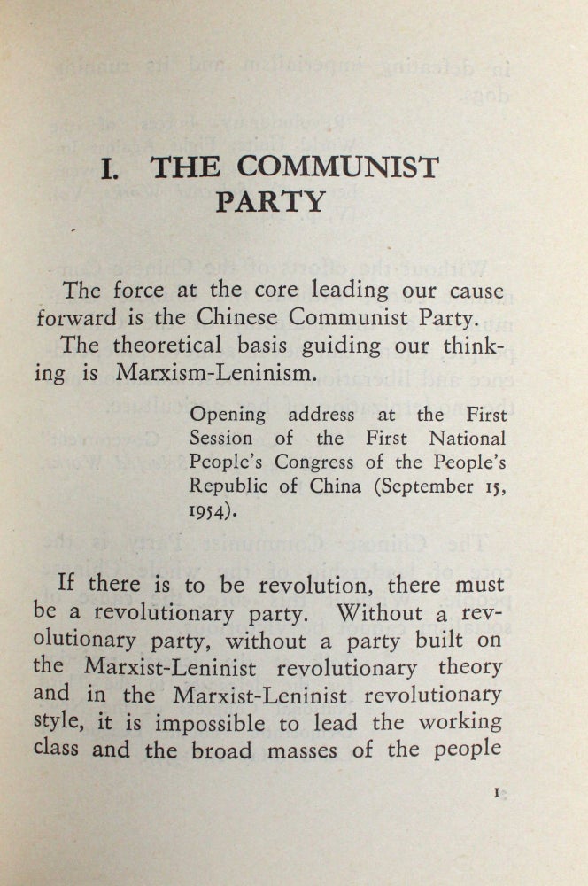 Quotations from Chairman Mao Tse-Tung [Little Red Book]