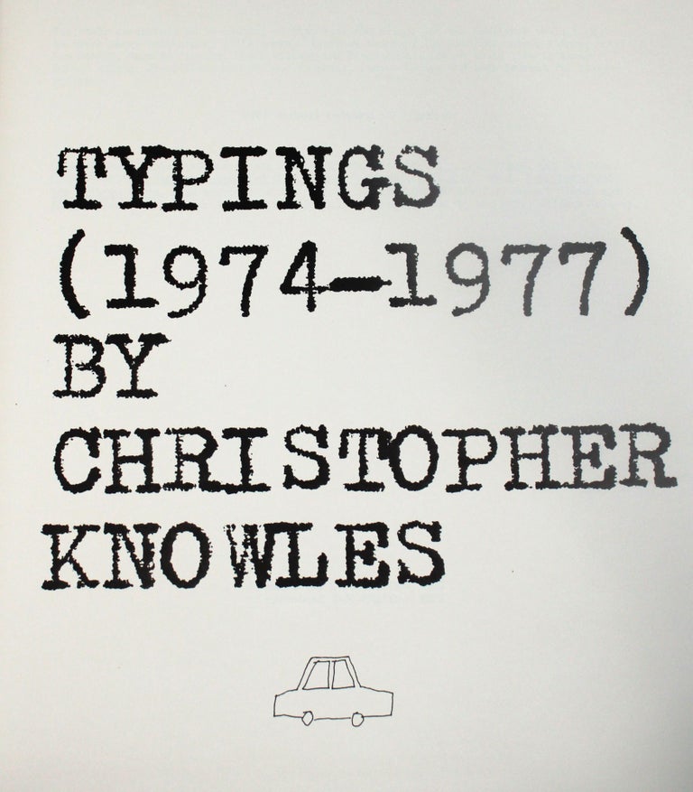 Typings (1974-1977)