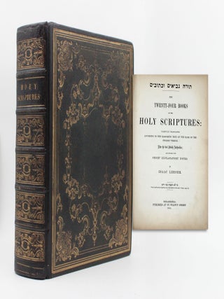 Item #366471 Torah Nevi'im U-Kethuvim ... The Twenty-Four Books of the Holy Scriptures: Carefully...