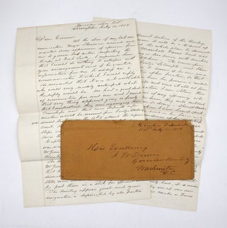Item #366572 Autograph letter signed, to territorial Governor James W. Denver in Washington, in...