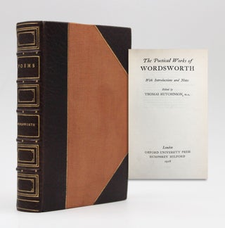 Item #366684 The Poetical Works of Wordsworth. With Introduction and Notes. Edited by Thomas...