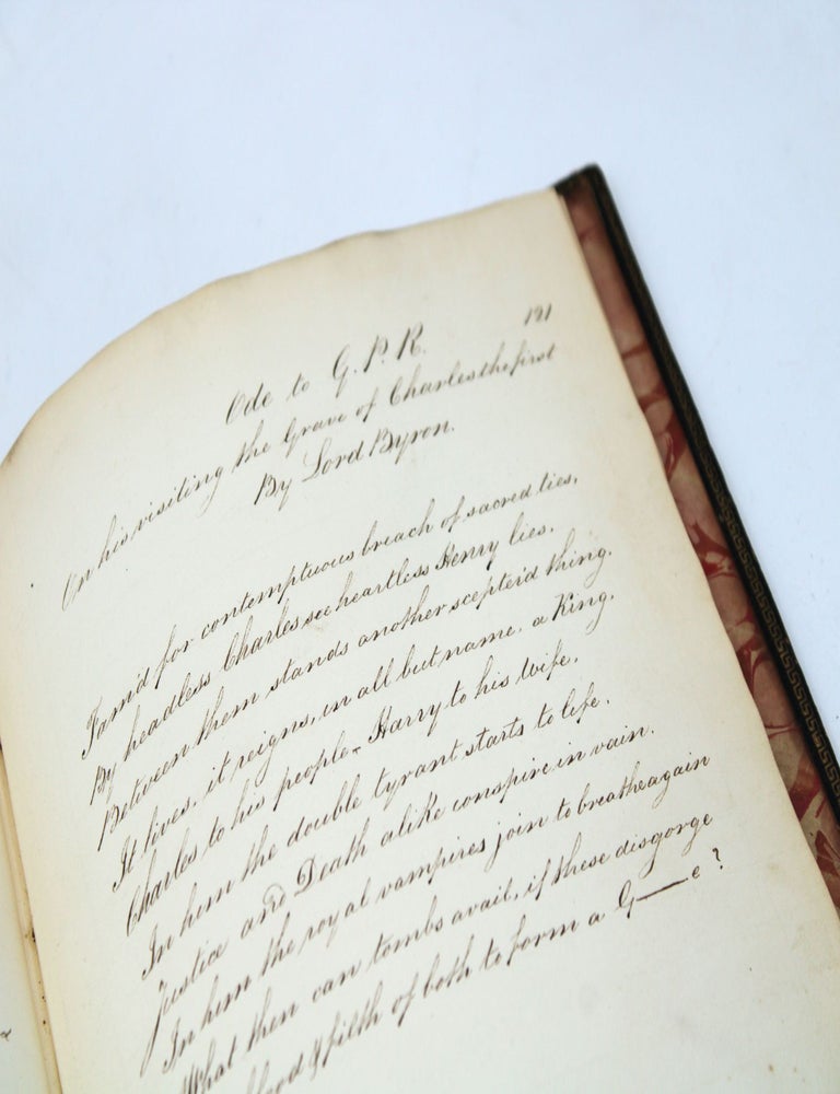 Calligraphic Manuscript of ENGLISH BARDS AND SCOTCH REVIEWERS, with printed title-page by the original publisher, James Cawthorn