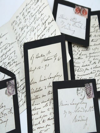 Item #366884 Three Autograph Letters, signed (&ldquo;Isabel Burton&rdquo;), to Miss Eliza Langley of...