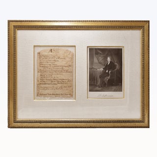 Item #366897 Autograph Manuscript, signed within the text with initials, a catalogue of his...